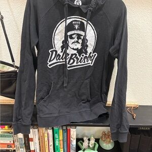 Black Graphic Hoodie for Men